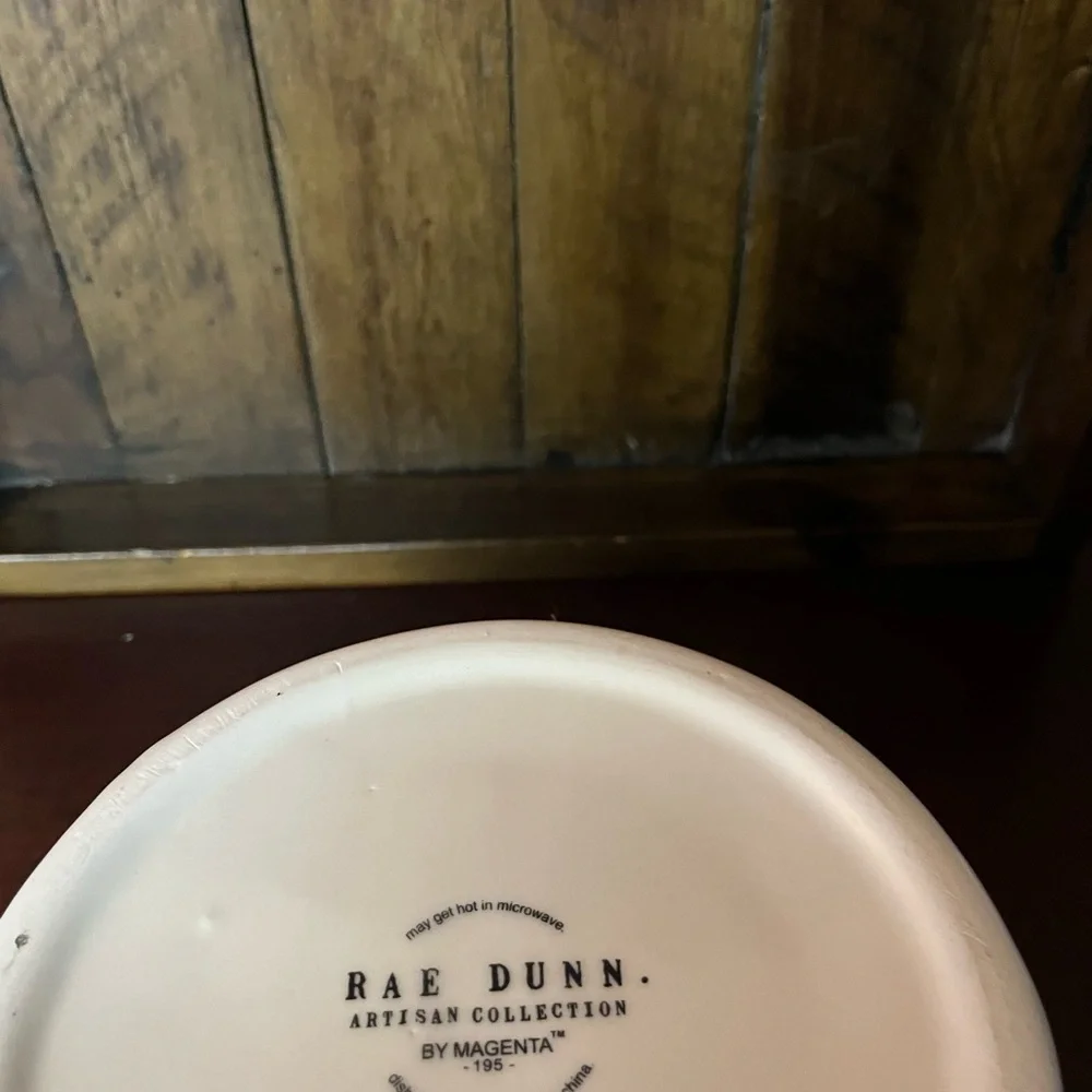 Rae Dunn Artisan Collection Dog Ceramic Nom Nom Bowl